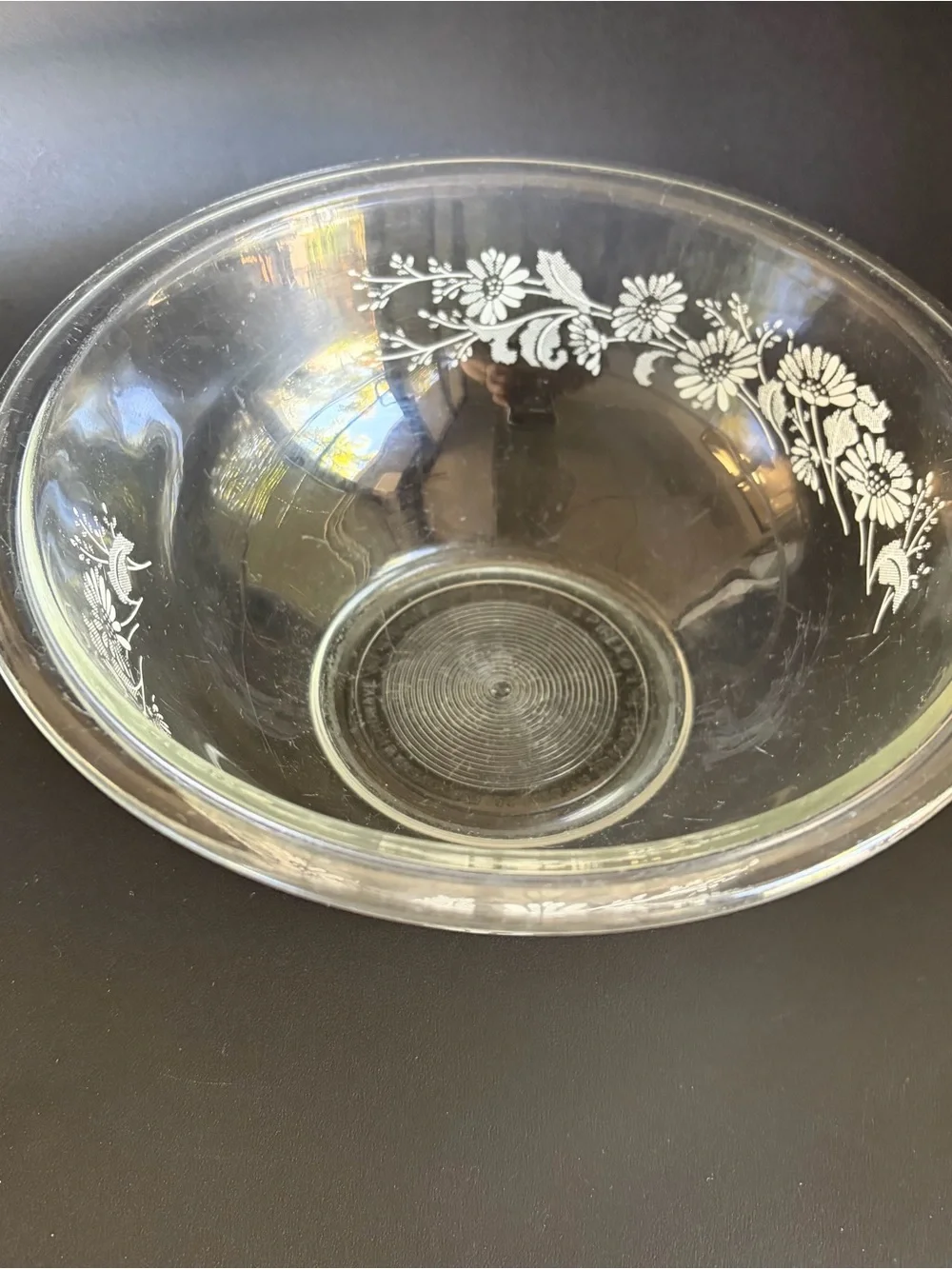 Pyrex vintage clear